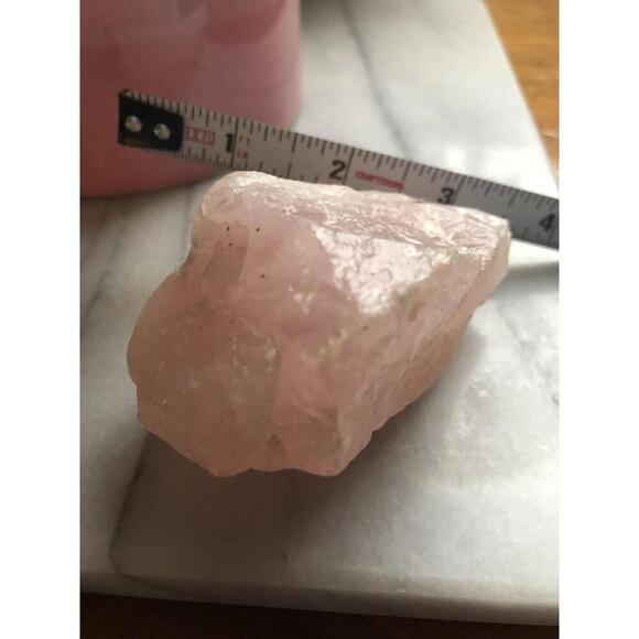 ROSE QUARTZ CRYSTAL Gemstone Raw Real Natural Pink Rock - Picture 7 of 8